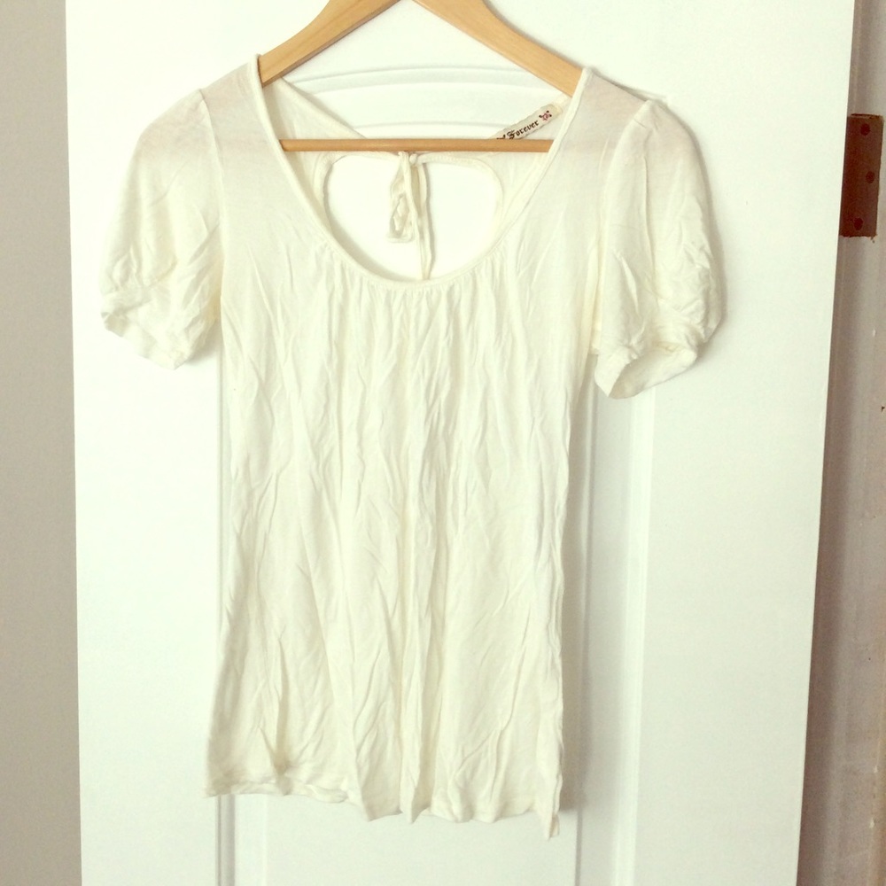Adorable Forever 21 cream top